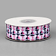 Einseitig bedruckt Polyester Grosgrainbänder SRIB-Q019-B003-2
