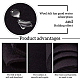 Feutre à l'aiguille de broderie de tissu non tissé pour l'artisanat de bricolage DIY-WH0156-92K-3