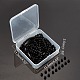Синтетических черный камень бисер нитей G-AR0002-08-7
