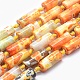 Dyed Natural Fire Crackle Agate Beads Strands G-F583-02B-1