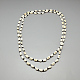 Sea Shell Beaded Multi-strand Necklaces NJEW-T003-148-1