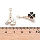 Подвески из сплава со стразами FIND-N005-25G-4