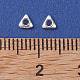 Dreieckige Perlen aus Legierung FIND-B029-02S-3