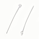 304 Stainless Steel Eye Pins STAS-O105-01P-0.6x40mm-2