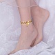 Anklets Sets AJEW-AN00383-13-4