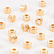 BENECREAT 30 PCS 18K Gold Plated Spacer Beads Metal Beads for DIY Jewelry Making Findings and Other Craft Work - 6x4mm KK-BC0004-19G-5