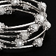 Cinque anelli di perline bracciali di vetro avvolgente BJEW-JB01962-05-2