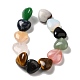 Naturelles et synthétiques mélangées perles de pierres précieuses brins G-K335-01F-2