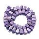 Natürliche lila Jade Perlen Stränge G-K245-F01-05-2