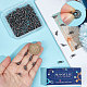 Sunnyclue 150 Stück Eisenfeder-Perlenklemmen für die Herstellung von Perlenschmuck FIND-SC0004-31-3