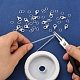 Kit de fabricación de collar de pulsera de cadenas de diy DIY-YW0005-82S-5