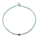 Dyed Natural Agate & Red Jasper & Seed Beaded Necklace NJEW-JN04349-1
