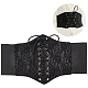 Wadorn 1pc ceintures corset élastiques larges en cuir pu AJEW-WR0002-01C-1
