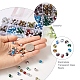 Spritewelry 300pcs 10 colores electroplate perlas de vidrio transparente EGLA-SW0001-02-4