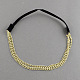Diadema de cadena de cabeza de metal de moda para mujer de nuevo diseño OHAR-R150-15-1