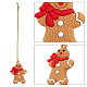 GORGECRAFT Christmas Theme Plastic Pendant Decorations HJEW-GF0001-12-5