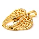 Кубические подвески из латуни с микропаве KK-M099-01G-2