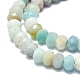 Brins de perles d'amazonite de fleurs naturelles G-F715-096-3