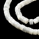 Brins de perles de coquillages naturels de troca BSHE-E030-09B-01-4