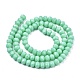 Opaque Solid Color Glass Beads Strands EGLA-A034-P1mm-D14-2
