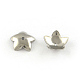 5-Petal Flower Smooth Surface 304 Stainless Steel Bead Caps STAS-R065-56-1