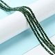 Synthetic Green Goldstone Beads Strands G-F748-P03-01-2