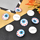 AHANDMAKER 20 Pcs Eyeball Acrylic Badges Brooch Pins JEWB-GA0001-05-4