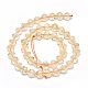 Chapelets de perles de citrine naturelle G-F715-020-2