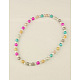 Colliers extensibles de perles acryliques pour enfants NJEW-JN00428-01-3