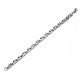 201 bracelet chaîne corde en acier inoxydable BJEW-S057-82-2