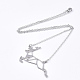 201 Stainless Steel Pendant Necklaces NJEW-T009-JN097-1-40-2