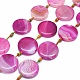 Agate à bandes naturelles / brins de perles d'agate à rayures G-I245-44-2