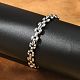 Браслеты из нержавеющей стали 304 с цепочками x link для мужчин и женщин BJEW-D042-33P-1