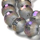 Стеклянные бусины с гальваническим покрытием  EGLA-Z001-03A-FR04-3