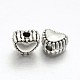 Perles de coeur d'alliage de style tibétain PALLOY-E380-19-LF-1