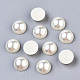 Абс пластмассовые имитационные жемчужные кабошоны&nbsp;SACR-S738-10mm-Z24-2