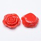 Розовый цветок гранулы смолы для детей жевательная резинка ожерелье X-RESI-R110-03-1