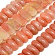 Rectangle Natural Red Aventurine Beads Strands G-P063-38-1