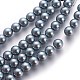 Chapelets de perles en verre nacré X-HY-4D-B19-1