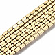 Electroplate Non-magnetic Synthetic Hematite Beads Strands G-T114-51G-1