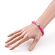 7Pcs Rainbow Polymer Clay Heishi Beads Stretch Bracelets Set X-BJEW-JB05882-5