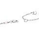 Ожерелья с кулоном из серебра и клевера из серебра с кубическим цирконием TS-N339-S-4