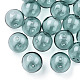 Transparent Blow High Borosilicate Glass Globe Beads GLAA-T003-09E-4