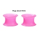 32 pièces 16 couleurs silicone mince oreille jauges chair tunnels bouchons FIND-YW0001-17C-2