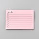 Бумажные стикеры со списком дел с линией AJEW-WH0596-165C-1