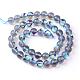 Synthetic Moonstone Beads Strands G-R375-8mm-B03-2