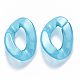 Imitación jelly acrílico anillos de enlace OACR-S036-001B-E01-1