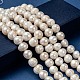 Fili di perle di perle d'acqua dolce coltivate naturali X-PEAR-L001-G-14-4