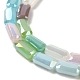 Chapelets de perles en verre électroplaqué GLAA-Q098-A01-01-3