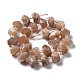 Chapelets de perles de sunstone naturelle naturelles G-B027-A03-3